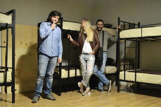 Хостелы Bibliotek Тбилиси Кровать в общем номере для мужчин и женщин с 10 кроватями-3